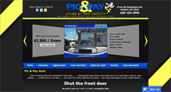 Desktop Screenshot of picandpayauto.com